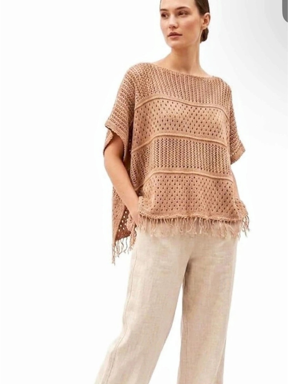 Boho Crochet Poncho